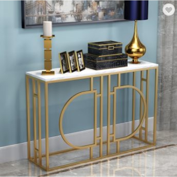 wood console table