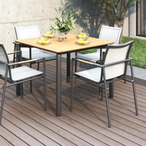 Ara Dining Table 100 Aluminium - Image 4