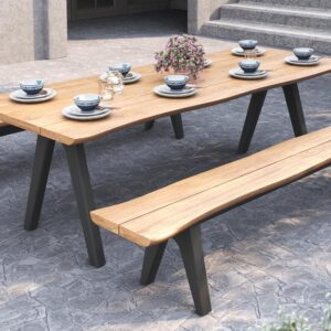 Gera Dining Table 240 Aluminium Legs - Image 7