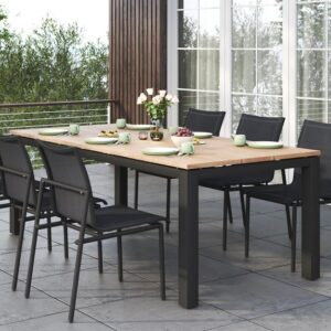 Planka Aluminium Dining Table 210 - Image 6